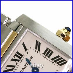 CARTIER Tank francaise SM Watches W51007Q4 Stainless Steel/SSx18K Yellow Gol