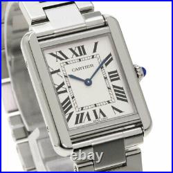CARTIER Tank solo SM Watches W5200013 Stainless Steel/Stainless Steel Ladies