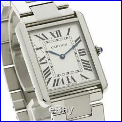 CARTIER Tank solo SM Watches W5200014 Stainless Steel/Stainless Steel Ladies