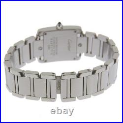 CARTIER W51008Q3 Tank francaise SM Watches Silver Stainless Steel Quartz A