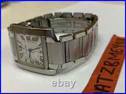 Cartier 2302 Tank Francaise Automatic Steel Date 28mm Swiss Watch