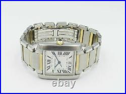 Cartier Automatic Tank Francaise 2302 Stainless Steel 18ct Gold Watch