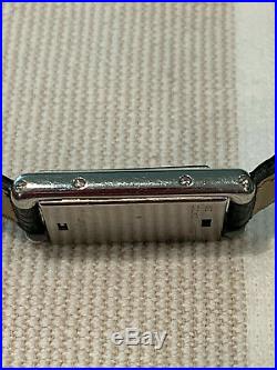 Cartier Basculante Tank Stainless Steel Ref. 2386 Cartier Band/Buckle NO RESERVE