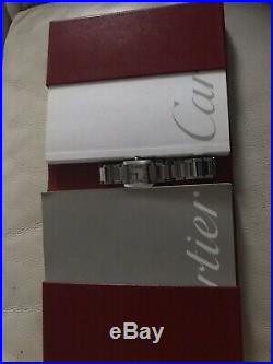 Cartier Ladies Tank watch stainless steel. Perfect Working Order