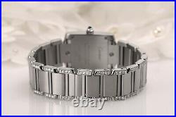 Cartier Ladies W51007Q4 with Natural Diamonds Stainless Steel Watch