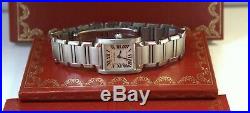 Cartier Lady Tank Francaise Ref. 2300 Stainless Steel 20mm Quartz Watch