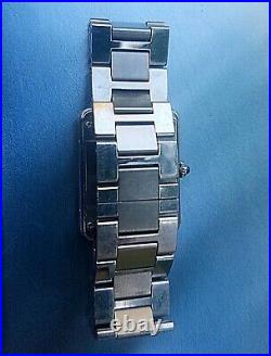 Cartier Large Tank Solo Stainless Steel Watch on Bracelet #3169