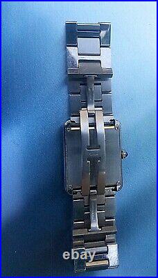 Cartier Large Tank Solo Stainless Steel Watch on Bracelet #3169