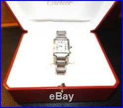 Cartier Stainless Steel Tank Francaise Watch Ladies Small size