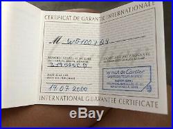 Cartier Stainless Steel/gold Tank Francaise Women Watch Box+original Certificate