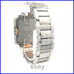 Cartier Steel and Rose Gold Tank Anglaise Watch reference 3511