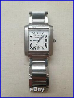 Cartier TANK Française (28mm) Automatic Steel Watch 2302
