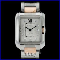 Cartier Tank Anglaise Steel and Rose Gold WT1000025 UNWORN
