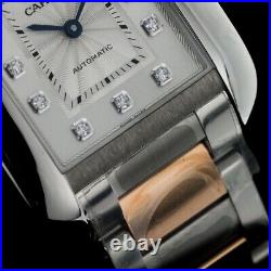 Cartier Tank Anglaise Steel and Rose Gold WT1000025 UNWORN