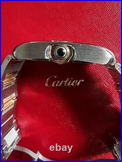 Cartier Tank Anglaise XL, 18k Rose Gold+Steel W5310006 2015 with box and papers