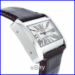 Cartier Tank Divan Automatic Men's Leather Strap Watch W6300755 2612