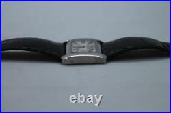 Cartier Tank Divan Stainless Steel Unisex Quartz Watch Ref 2600