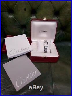 Cartier Tank Francaise 20mm Stainless Swiss Quartz Ladies Watch (3215)