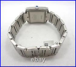 Cartier Tank Francaise 2302 Large Automatic Stainless Steel Mint Condition