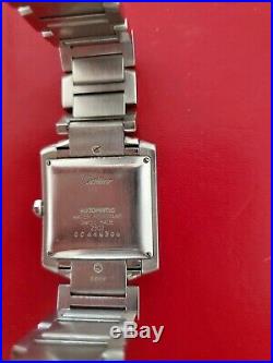 Cartier Tank Francaise 2302 Men's/Unisex Automatic Stainless Steel Box & Papers