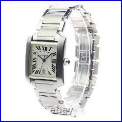Cartier Tank Francaise 2302 Stainless Steel Watch