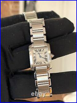 Cartier Tank Francaise 2384 Ladies Watch 20mm Quartz Serviced and Polished