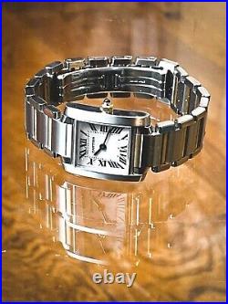 Cartier Tank Francaise 2384 Ladies Watch Bi-Metal 20mm x 25mm Serviced Polished