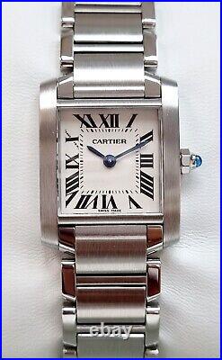 Cartier Tank Française 2384 Stainless Steel Quartz 20mm