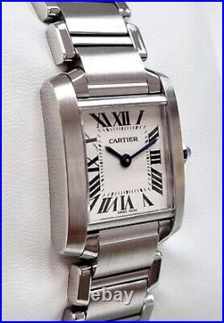 Cartier Tank Française 2384 Stainless Steel Quartz 20mm