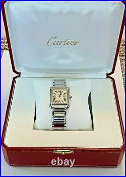 Cartier Tank Francaise 2465 Ladies Watch with BOX