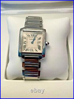 Cartier Tank Francaise 2465 Ladies Watch with BOX