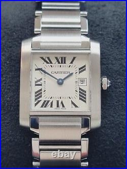 Cartier Tank Française 25mm Stainless Steel 2012 Model 2465