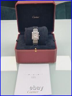 Cartier Tank Française 25mm Stainless Steel 2012 Model 2465