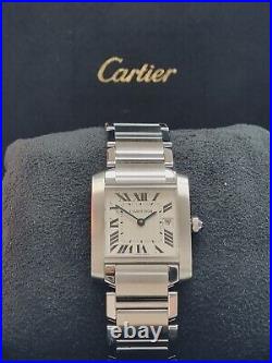 Cartier Tank Française 25mm Stainless Steel 2012 Model 2465