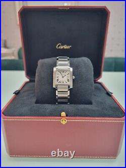 Cartier Tank Française 25mm Stainless Steel 2012 Model 2465