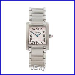 Cartier Tank Francaise Anniversary Stainless Steel Watch 2384 W4797