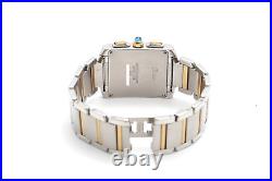 Cartier Tank Francaise Chronoflex Large Bimetal 2303 28mm Men's Watch