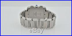 Cartier Tank Francaise Chronoflex White Dial Quartz Lady's Watch ref 2303