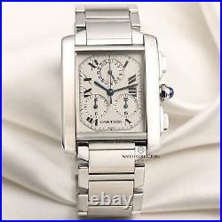 Cartier Tank Francaise Chronograph 2303 Stainless Steel