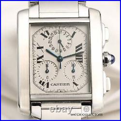 Cartier Tank Francaise Chronograph 2303 Stainless Steel