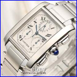 Cartier Tank Francaise Chronograph 2303 Stainless Steel