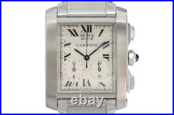 Cartier Tank Francaise Chronograph Stainless Steel 2653