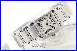 Cartier Tank Francaise Ladies 20 mm Steel Bracelet Watch, Ref, 2300
