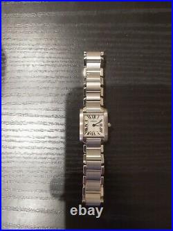 Cartier Tank Francaise Ladies Quartz Watch 2384