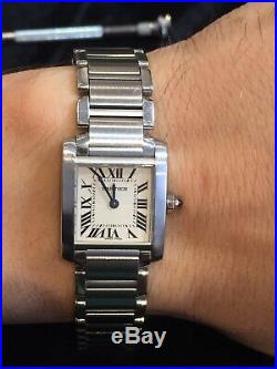 Cartier Tank Francaise Ladies Small Watch Very good Condition