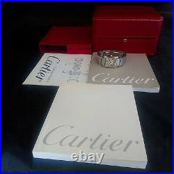 Cartier Tank Francaise Midi Size Quartz Stainless Steel Watch 2465