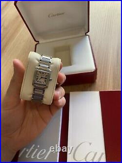 Cartier Tank Francaise SM Box & Papers