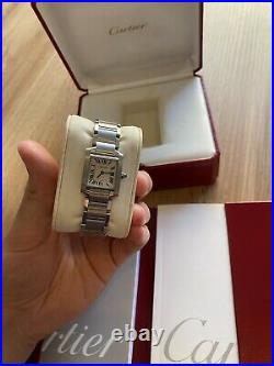 Cartier Tank Francaise SM Box & Papers