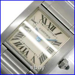 Cartier Tank Francaise SM W51008Q3 Quartz Cream Dial Ladies Watch 90109843