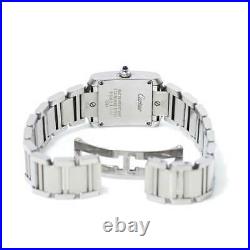 Cartier Tank Francaise SM W51008Q3 Quartz White Dial Ladies Watch 90134785